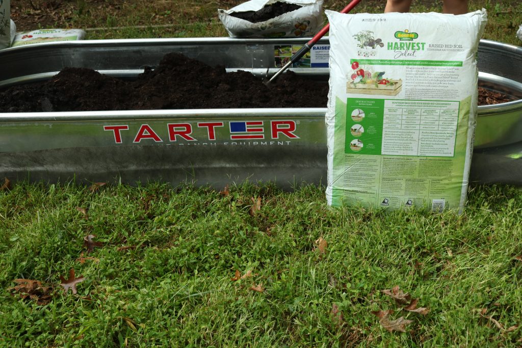 Tater raised garden bed.